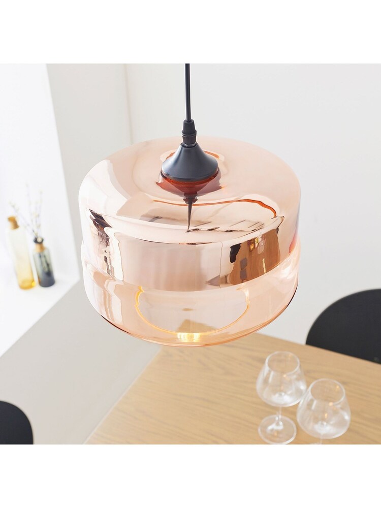 Gallery Home Copper Bruce Ceiling Light Pendant - Image 2 of 7