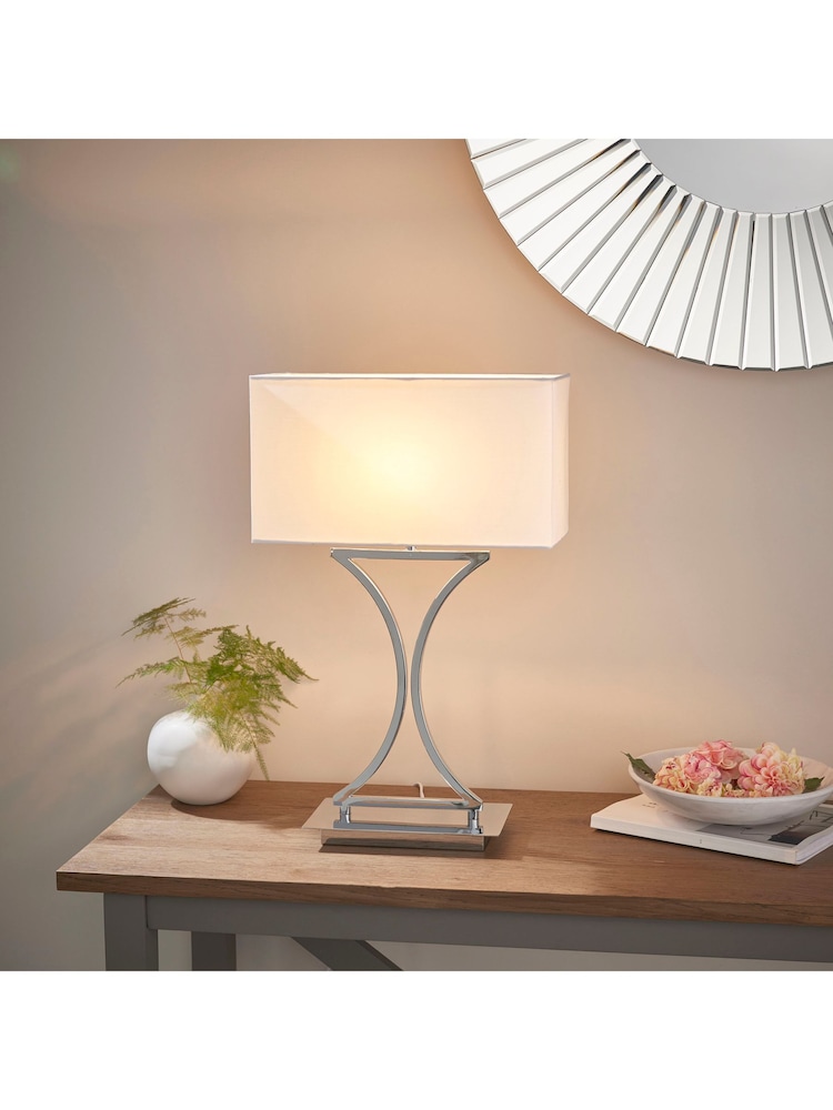 Gallery Home Silver Appella Table Lamp - Image 1 of 8
