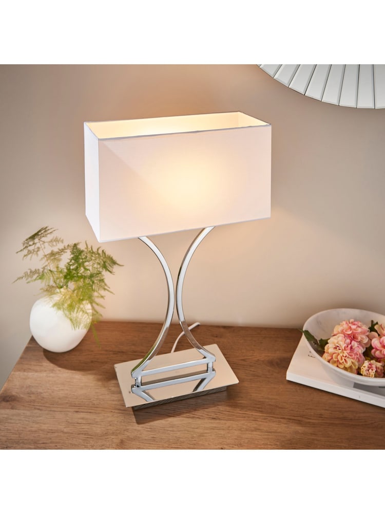 Gallery Home Silver Appella Table Lamp - Image 2 of 8