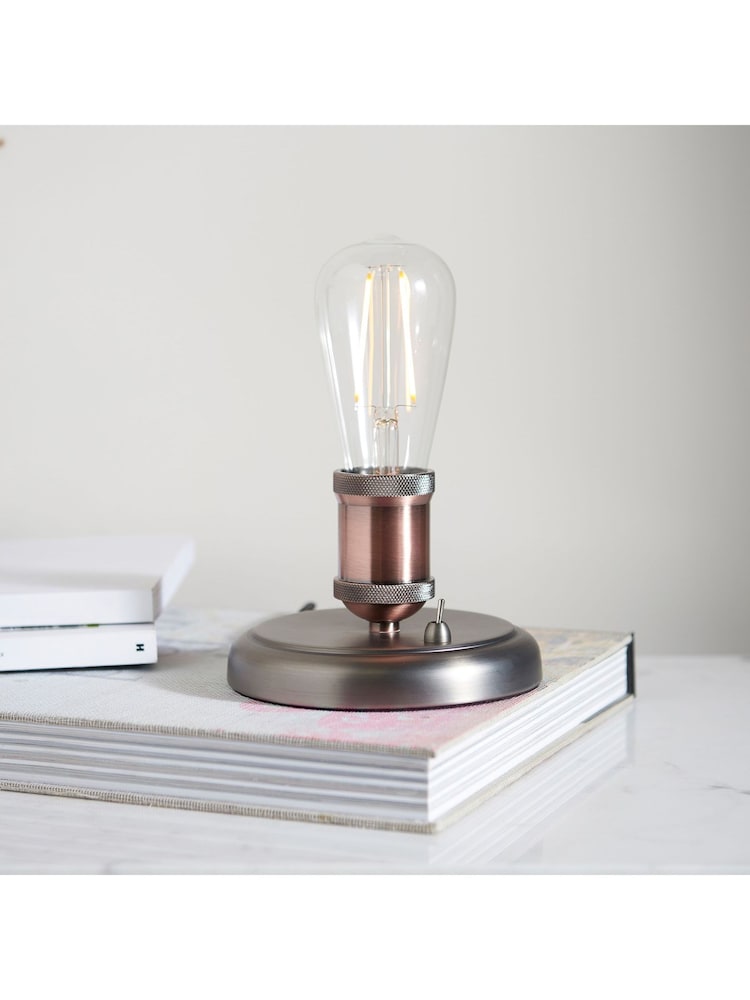 Gallery Home Copper Halsy Table Lamp - Image 2 of 6