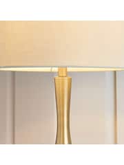 Gallery Home Brass Taupe Ambiance Table Lamp - Image 4 of 7