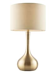 Gallery Home Brass Taupe Ambiance Table Lamp - Image 7 of 7
