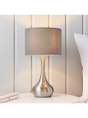 Gallery Home Silver Ambiance Table Lamp - Image 1 of 7