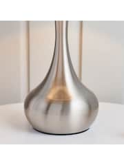 Gallery Home Silver Ambiance Table Lamp - Image 8 of 13