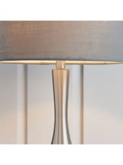 Gallery Home Silver Ambiance Table Lamp - Image 10 of 13
