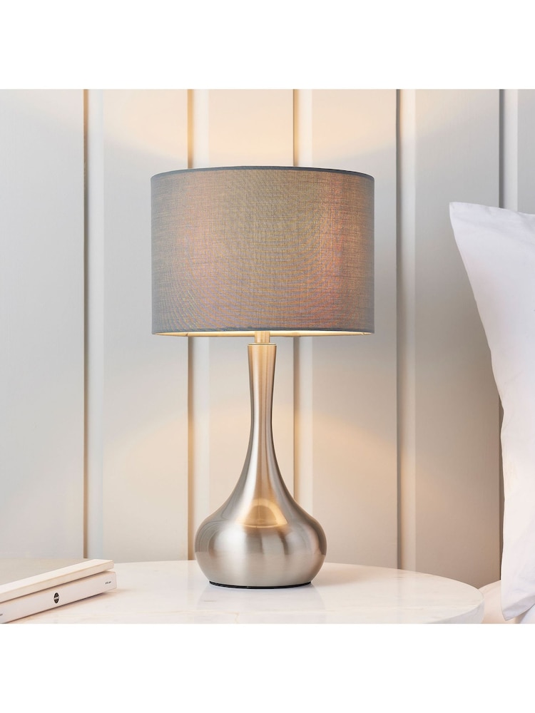 Gallery Home Silver Ambiance Table Lamp - Image 13 of 13