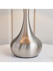 Gallery Home Silver Ambiance Table Lamp - Image 6 of 7