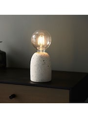 Gallery Home White Tezza Table Lamp - Image 1 of 6