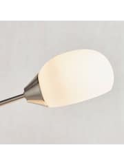Gallery Home Silver James 3 Bulb Floor Lamp - Image 6 of 8