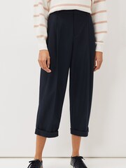 Phase Eight Odette Plissierte Cropped-Hose, Blau - Bild 1 von 6