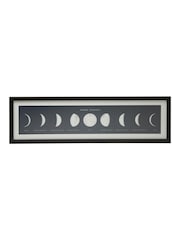 Oliver Bonas Black Moon Phases Wall Art - Image 1 of 3