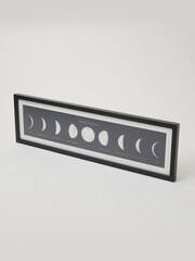 Oliver Bonas Black Moon Phases Wall Art - Image 2 of 3