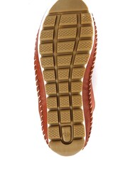 Pavers Tan Ladies Leather Lace-Up Trainers - Image 5 of 5