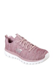 Skechers Purple Graceful Twisted Fortune Shoes - Image 2 of 3