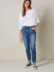 Dunkelblau - Mom-Jeans - Bild 1 von 5