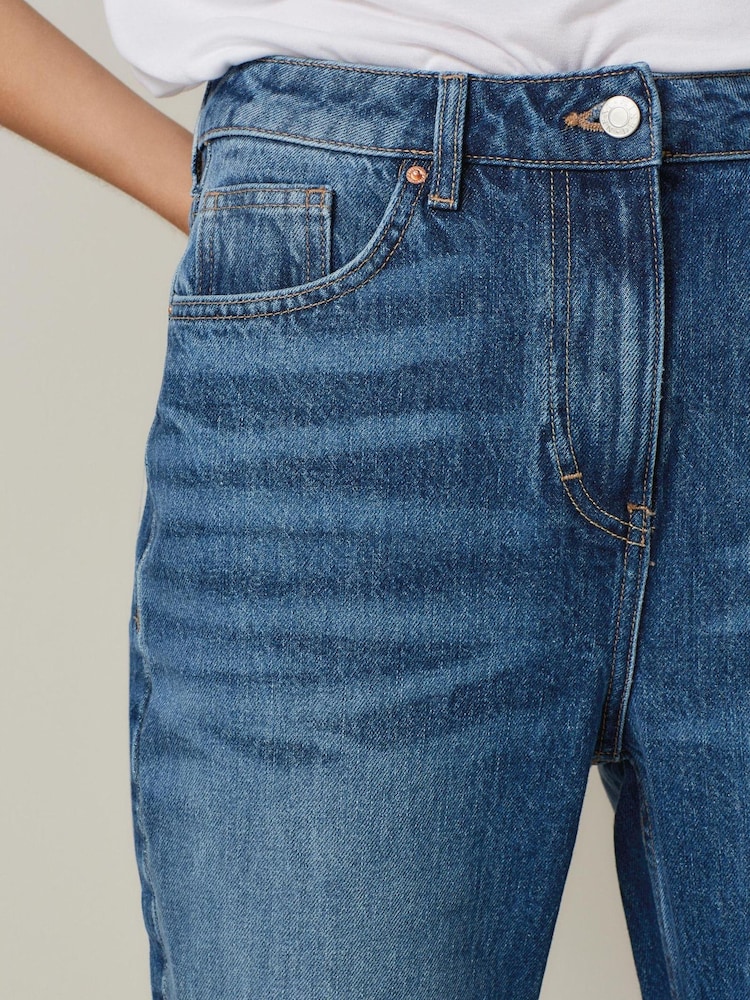 Dunkelblau - Mom-Jeans - Bild 5 von 5