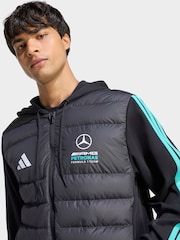 adidas Black Mercedes - Amg Petronas Formula 1 Team Puffer Jacket - Image 4 of 6