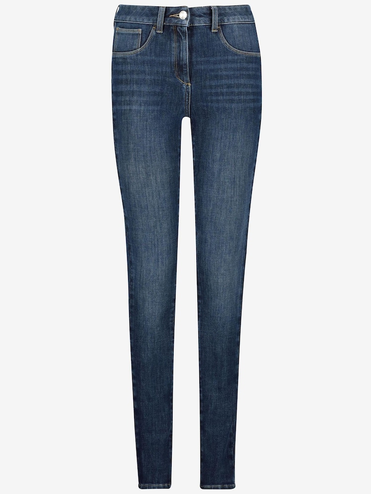 Dark Blue 360° Stretch Skinny Jeans - Image 1 of 6