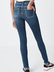 Dark Blue 360° Stretch Skinny Jeans - Image 4 of 6