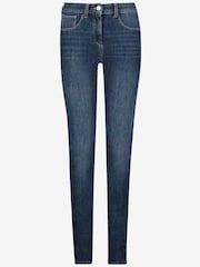 Dark Blue 360° Stretch Skinny Jeans - Image 6 of 6
