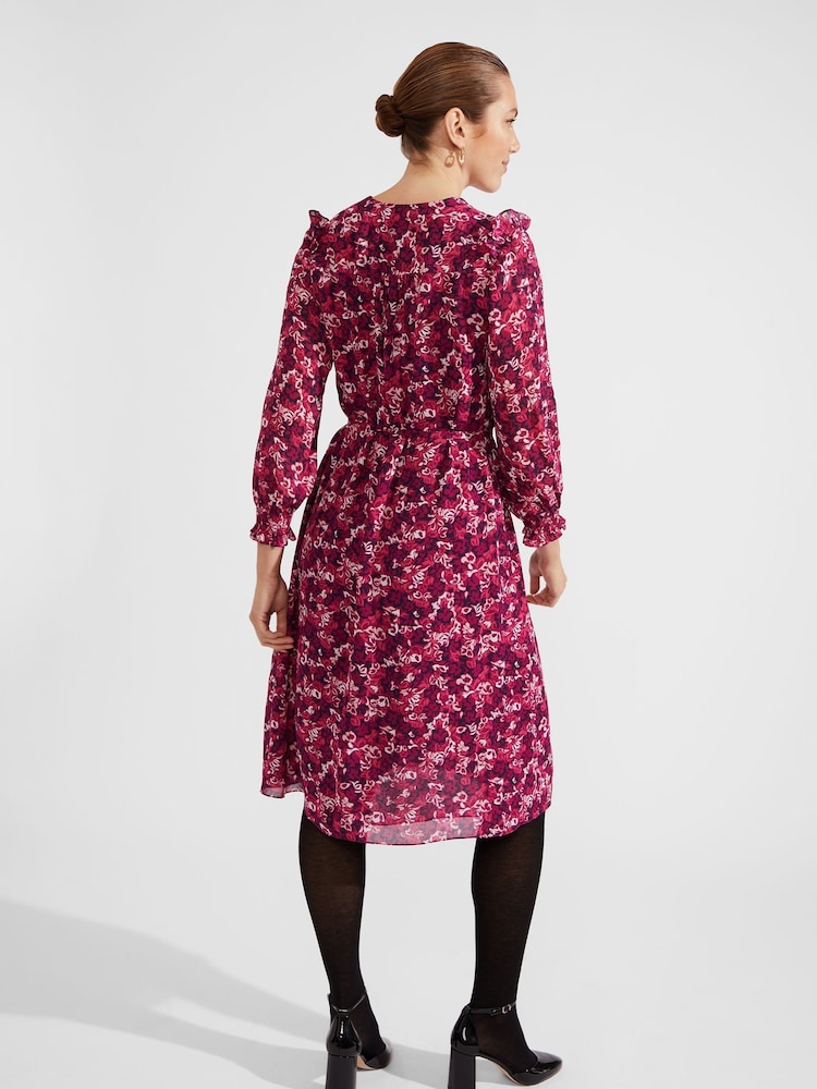 Hobbs Purple Petite Elaina Dress - Image 2 of 3
