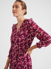 Hobbs Purple Petite Elaina Dress - Image 3 of 3