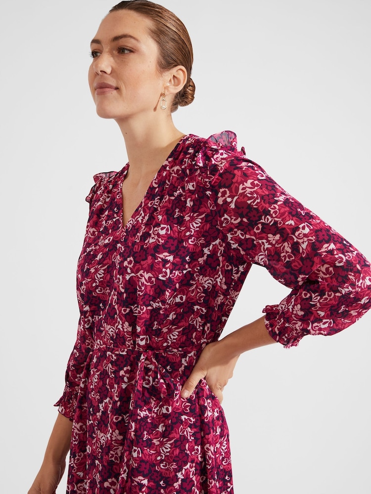 Hobbs Purple Petite Elaina Dress - Image 3 of 3