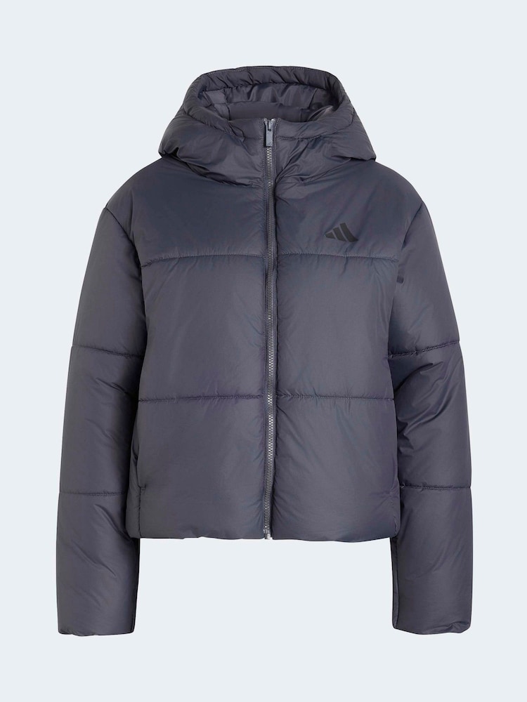 adidas Grey Essentials Highloft Insulated Puffer Jacket - Image 6 of 6 adidas Grey Essentials Highloft Insulated Puffer Jacket - Image 6 of 6