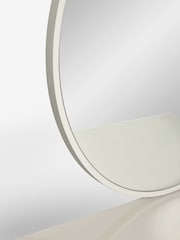 Light Grey Mayfair Glass Side Side Pedestal Pedestal Console Dressing Table - Image 8 of 8