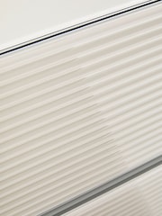 Light Grey Sloane Ribbed Glass 6 Drawer Chest of Drawers - Image 8 of 8
