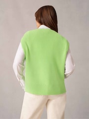 Ro&Zo Oversized Green Knit Tank Top - Image 2 of 6