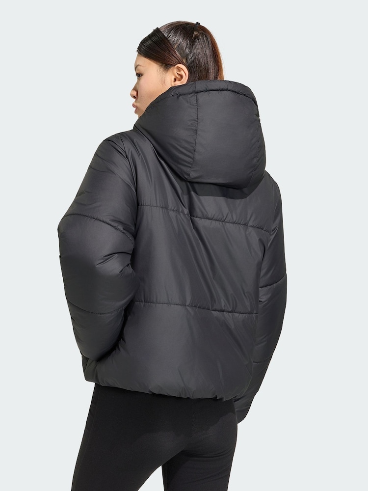adidas Black Essentials Highloft Insulated Puffer Jacket - Image 2 of 6 adidas Black Essentials Highloft Insulated Puffer Jacket - Image 2 of 6