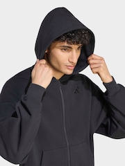 adidas Black Kit Small Logo Full-Zip Hoodie - Image 4 of 6