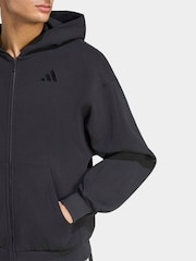 adidas Black Kit Small Logo Full-Zip Hoodie - Image 5 of 6