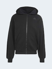adidas Black Kit Small Logo Full-Zip Hoodie - Image 6 of 6