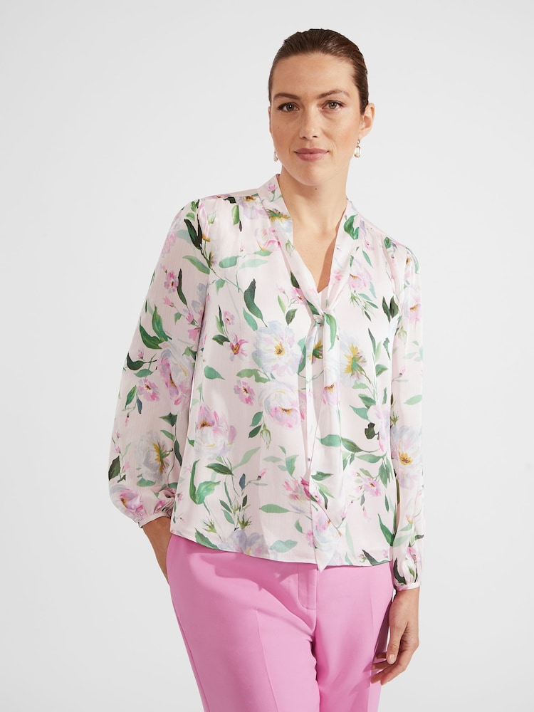 Hobbs Pink Aria Blouse - Image 1 of 5