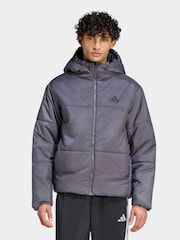 adidas Grey Essentials Highloft Insulated Puffer Jacket - Image 1 of 6