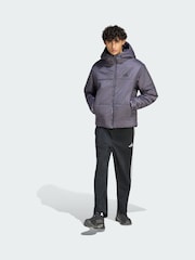 adidas Grey Essentials Highloft Insulated Puffer Jacket - Image 3 of 6