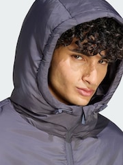 adidas Grey Essentials Highloft Insulated Puffer Jacket - Image 5 of 6