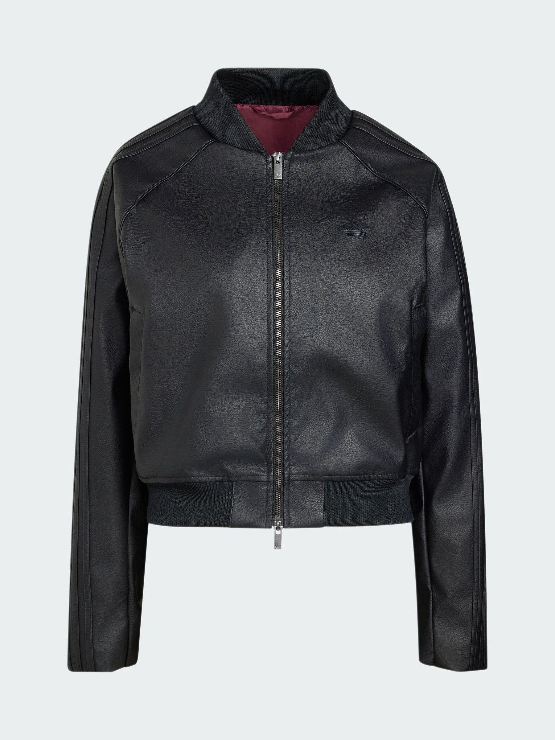 Buy adidas Originals Black Pleather SST Tracktop from Next USA