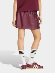 adidas Originals Red Pleather Adibreak Skirt - Image 2 of 6