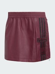 adidas Originals Red Pleather Adibreak Skirt - Image 6 of 6