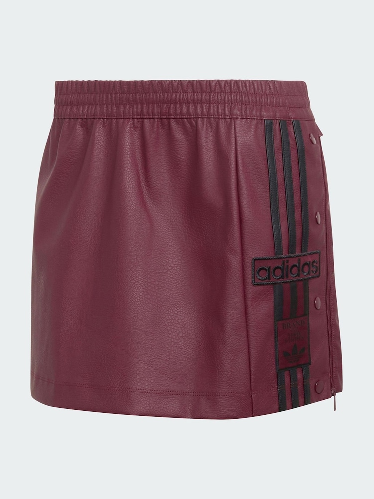 adidas Originals Red Pleather Adibreak Skirt - Image 6 of 6 adidas Originals Red Pleather Adibreak Skirt - Image 6 of 6