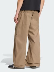 adidas Originals Brown Premium Essentials Wide Trousers - Image 2 of 7