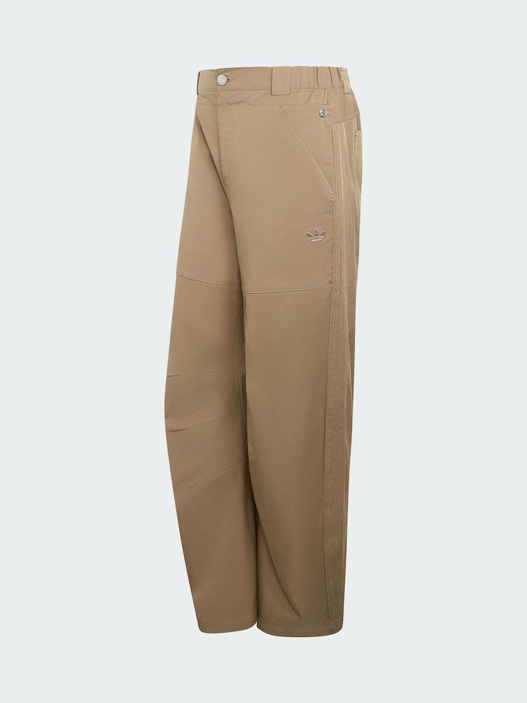 adidas Originals Brown Premium Essentials Wide Trousers - Image 7 of 7 adidas Originals Brown Premium Essentials Wide Trousers - Image 7 of 7