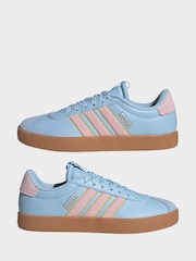 adidas Blue/Pink Vl Court 3.0 Shoes - Image 8 of 10
