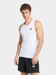 بلوزة رياضية دون أكمام Primelift ضروري مضلعة من adidas - Image 1 of 7