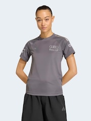 adidas Grey Audi Revolut F1 Team Short Sleeve Driver Replica Jersey - Image 1 of 6