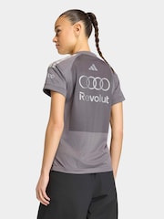 adidas Grey Audi Revolut F1 Team Short Sleeve Driver Replica Jersey - Image 2 of 6