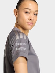 adidas Grey Audi Revolut F1 Team Short Sleeve Driver Replica Jersey - Image 5 of 6
